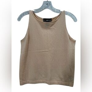 Ellen Tracy Peach Tank Top